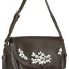 Sonia Rykiel Crystalembellished Leather Bag in Gray - Lyst