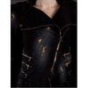 Balmain Distressed Denim Biker Jacket in Black - Lyst