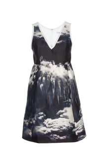 Carven Volcano Print Dress - Lyst