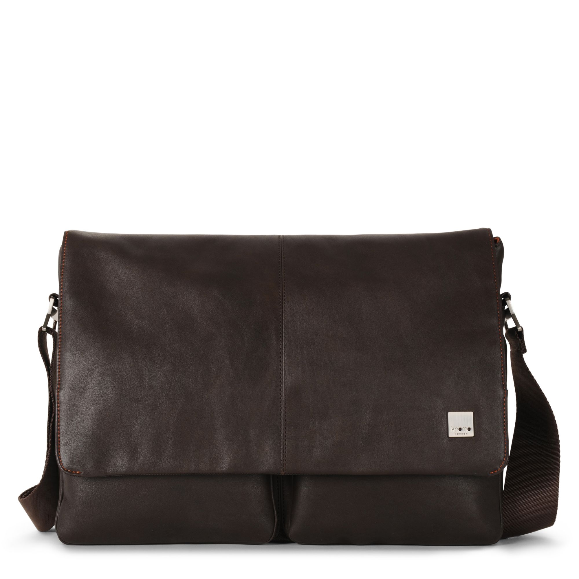 Knomo Kobe 15 Laptop Messenger Bag in Brown for Men | Lyst