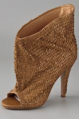 Maison Martin Margiela Leather Paillette Slouch Booties