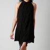 Sea Georgette Strip Dress in Black (sea) - Lyst