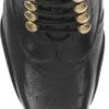 Alexander Mcqueen Brasstoe Studded Leather Ankle Boots in Black - Lyst
