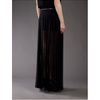 Givenchy Pleated Maxi Skirt in Black - Lyst