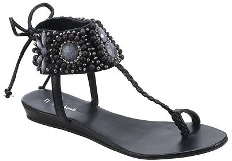 -lewis-women-black-john-lewis-women-gemini-beaded-cuff-flat-sandals ...
