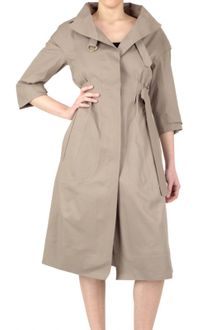 Nina Ricci Cotton Double Face Trench Coat - Lyst