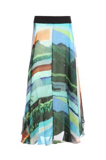 Rag & Bone Beach Print Maxi Skirt - Lyst