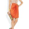 Gucci Suede and Glossedpython Sandals in Green (gold) - Lyst