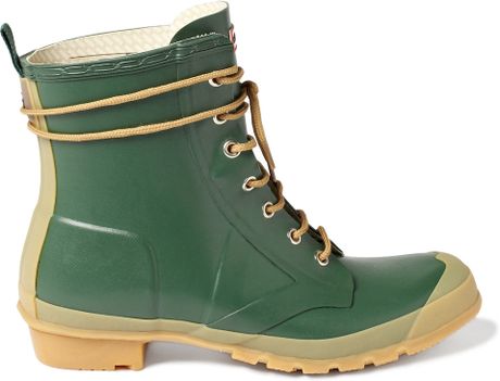 lace wellington boots