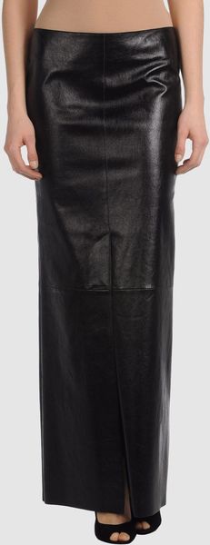 Jitrois Leather Skirt - Lyst
