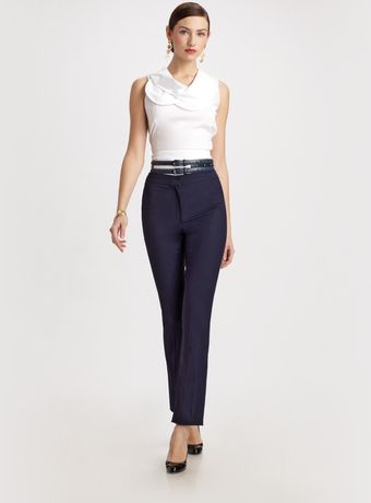 Oscar de la Renta Slim-fit Pants - Lyst