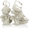 Alexander Mcqueen Sculpted Resin and Leather Sandals in Beige (cream) - Lyst