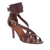Michel Vivien Buckle Fastening Sandal in Brown (tabacco) - Lyst