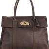 Mulberry Bayswater Leather Bag in Brown (chocolate) - Lyst