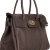 Mulberry Bayswater Leather Bag in Brown (chocolate) - Lyst