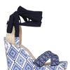 Theodora & Callum 120 Mm Biarritz Song Holiday Wedges in Blue - Lyst