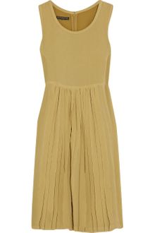 Burberry Prorsum Crinkled Silk-georgette Dress - Lyst
