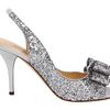 Kate Spade Charm Heel in Silver - Lyst