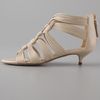 Boutique 9 Too Pretty Kitten Heel Sandals in Beige (grey) - Lyst