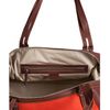 Celine Poppy Canvas and Leather Logo Print Satchel in Orange (poppy) - Lyst