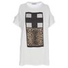 Givenchy Printed Cut Out Tshirt in White - Lyst