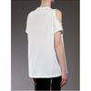 Givenchy Printed Cut Out Tshirt in White - Lyst