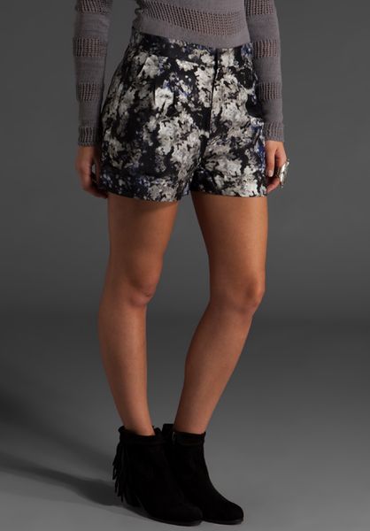 Ksubi Floral Silk Short in Black - Lyst
