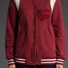 See By Chloé Varsity Jacket in Red - Lyst