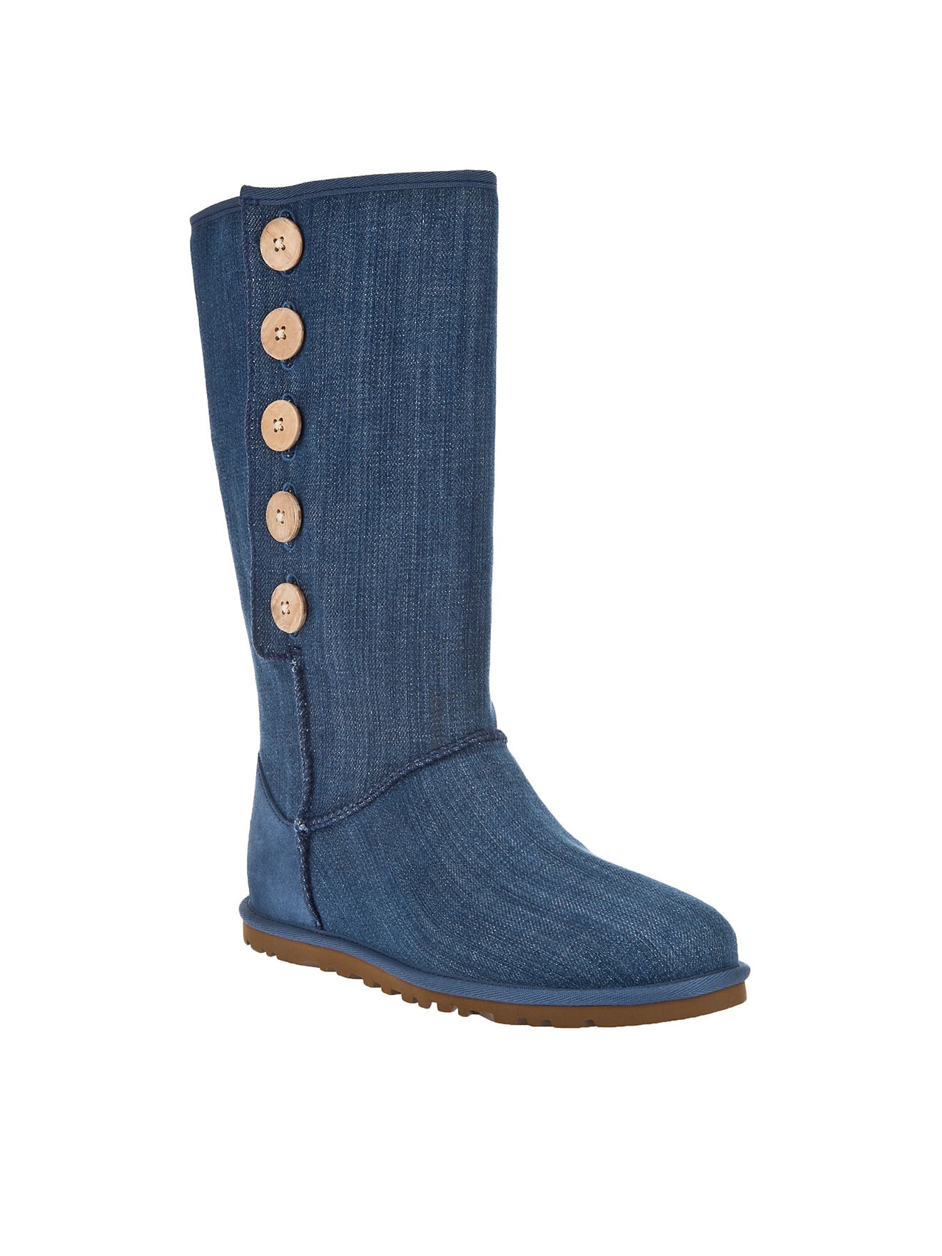 Ugg Blue Denim Boot In Blue | Lyst