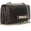 Valentino Va Va Voom Crocodile Shoulder Bag in Brown - Lyst