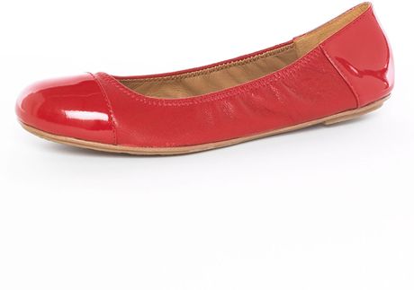 michael kors red flat