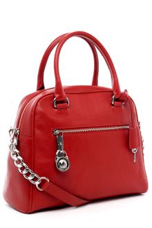 Michael Kors Michael Joan Large Satchel Red - Lyst