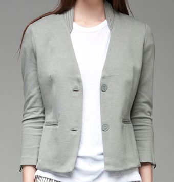 T By Alexander Wang Ponte Fitted Blazer - Lyst