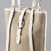 Nanette Lepore Straw Tote in Beige (champagne) - Lyst