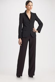 Armani Two-button Wool Jacket - Lyst