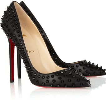 Christian Louboutin Pigalle Spikes 120 Studded Leather Pumps - Lyst