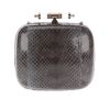 Givenchy Snake Skin Box Clutch in Brown (black) - Lyst
