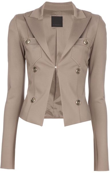 Pinko Cauto Jacket in Brown - Lyst