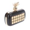 Alexander Mcqueen Skull Detail Clutch in Black - Lyst