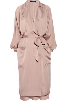 Amanda Wakeley Silk-crepe Shirt Dress - Lyst