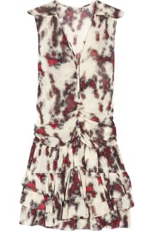 Iro Tiaz Printed Stretch-silk Mini Dress - Lyst