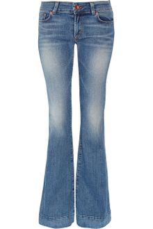 J Brand Lovestory Low-rise Flared Jeans - Lyst