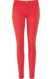 J Brand 811 Mid-rise Twill Cropped Skinny Jeans - Lyst