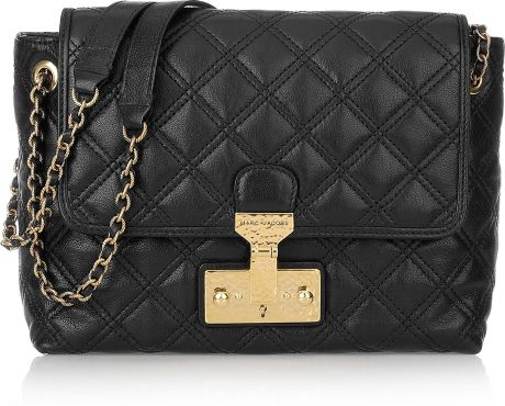 Marc Jacobs Baroque Single Leather Shoulder Bag in Black - Lyst