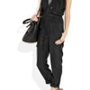 Markus Lupfer Washedsilk Jumpsuit in Black - Lyst