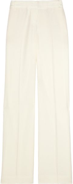 Max Azria Textured-twill Wide-leg Pants - Lyst