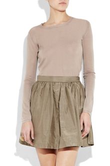 Miu Miu Cashmere and Silk-blend Sweater - Lyst