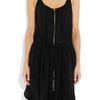 A.l.c. Marni Drawstring Silk Dress in Black - Lyst