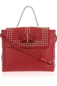 Christian Louboutin Sweet Charity Studded Leather Bag - Lyst