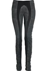 DRKSHDW by Rick Owens Denim and Jersey Leggings